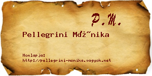 Pellegrini Mónika névjegykártya