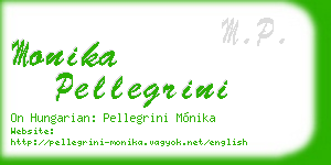 monika pellegrini business card